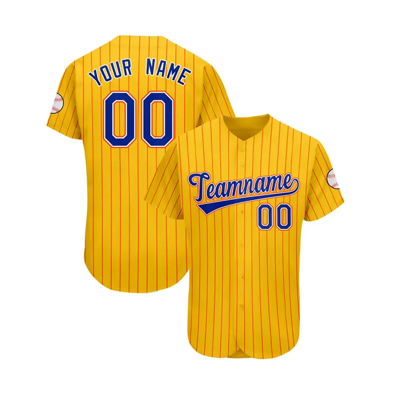 Oem Tackle Twill Embroidery Plain Blank Knitted Stripped Baseball Jersey T Shirt Custom Youth Competition Baseball Uniform