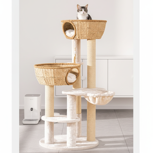 Arbre à <span class=keywords><strong>chat</strong></span> multifonctionnel, grand condo <span class=keywords><strong>pour</strong></span> <span class=keywords><strong>chat</strong></span> avec échelle et lit <span class=keywords><strong>pour</strong></span> <span class=keywords><strong>chat</strong></span> - Product Image 2