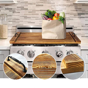 Coperchio del fornello in legno per fornello a Gas e piano cottura - Product Image 5