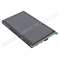 7 pouces 5 points PCAP capacitif USB panneau d'affichage tactile TFT LCD IPS écran 1024x600 résolution pour Raspberry Pi