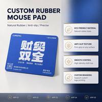 Tapis de souris de jeu en caoutchouc personnalisé avec logo, matériau en caoutchouc pour clavier d'ordinateur
