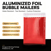 Enveloppes matelassées métalliques à bulles, enveloppes d'expédition avec fermeture adhésive, sacs d'expédition pour l'emballage postal