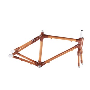 Bamboo Road Bike <b>Frame</b> 54cm Hand Crafted Ladder <b>Frame</b> For Road <b>Bicycles</b> - Product Image 2