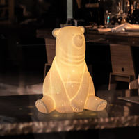 Lampe de table LED réglable en céramique, design moderne et mignon, avec culot E14, idéale pour la lecture des enfants et l'éclairage d'ambiance – Vente en gros