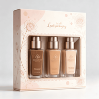 Boîte en carton pliable pour emballage de maquillage, cosmétiques, vernis à ongles et huiles, recyclable, biodégradable, écologique, impression personnalisée, beauté