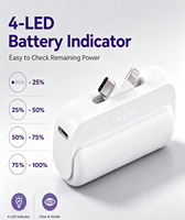 Batería Externa Portátil Ultra Delgada de Polímero de Litio de Alta Capacidad con Pantalla LED y Conector de Carga Mini Personalizado, Entrada/Salida de CC de 20W