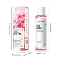 Tonique facial éclaircissant anti-âge à la rose et à la niacinamide Eom 130 ml, acide hyaluronique, apaise les peaux ternes/rouches, lisse tous les types de peau