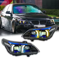 Pour BMW E60 série 5 2003-2010 520i 523i 530i M5 phare LED système d'éclairage de voiture phares oeil de serpent
