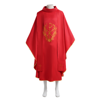 Vente chaude Adulte Moyen-Orient Arabe Chrétien Catholique Clergé Robes Cape Écologique Personnalisé Halloween Vêtements Costume