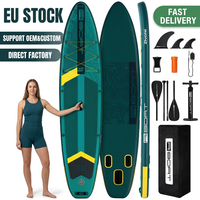 Planche de paddle gonflable 12'6"x33"x6'' pour entrepôt UE, personnalisable, vente en gros, planche de SUP, planche de surf à vendre