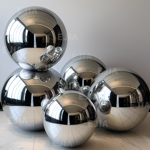 इलेक्ट्रिक एयर पंप और सजावट के लिए डिजिटल प्रिंटिंग के साथ हॉट सेलिंग विशाल पीसी चांदी का गुब्बारा - Product Image 2