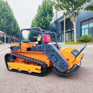 Tondeuse à gazon télécommandée à <span class=keywords><strong>moteur</strong></span> diesel haute puissance pour la tonte agricole, tondeuse à fléaux à <span class=keywords><strong>volant</strong></span> d'inertie 1200MM - Product Image 2