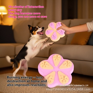 Tapis de léchage carré en silicone solide et écologique pour chien, jouet interactif pour la distribution de nourriture, puzzle olfactif, assiette d'alimentation lente pour l'entraînement - Product Image 4