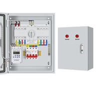 Boîtier de distribution électrique ATS personnalisé 4P 380V triphasé avec minuterie, alimentation électrique, boîte de protection contre les surtensions, boîte de distribution électrique ATS