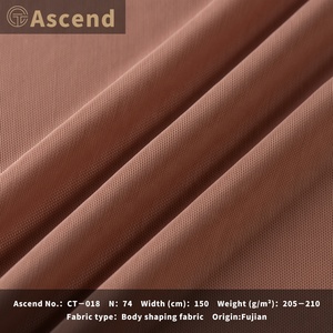 قماش شبكي مرن رباعي الاتجاهات صديق للبيئة 210 جرام/متر مربع مصبوغ بالغزل من البولي أميد والإيلاستين للملابس الداخلية وملابس الرياضة للفتيات - Product Image 2