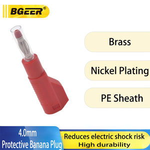 4,0mm Einziehbarer Laternenstecker Bananenstecker Reines Kupfer PE-Isoliert Gewehr-Typ Stapelbarer Teststift für Elektrische Prüfungen und Verkabelung - Product Image 6
