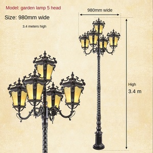 ไฟถนนอลูมิเนียมกันน้ำ IP65กลางแจ้งลูเมนสูงออกแบบให้ประทับสำหรับพื้นที่หลายเหลี่ยมจัตุรัสไฟสนามหญ้าอเนกประสงค์ - Product Image 5