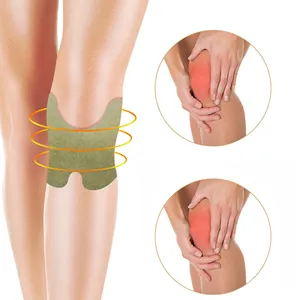 Parche para el dolor de rodilla Ingredientes naturales Ajenjo Columna cervical Yeso Parche de moxibustión autoadhesivo para lesiones deportivas