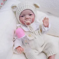 19-Zoll Charlie Vollvinyl-Silikonpuppe, 14 Jahre alte Mädchen-Modepuppe, Lebensecht, Weiche Haptik, Kuschelig, Reborn mit 3D-Haut
