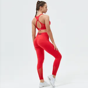 wholesale ladies plus size fitness gym running sexy gym wear women summer running yoga suit sport wear