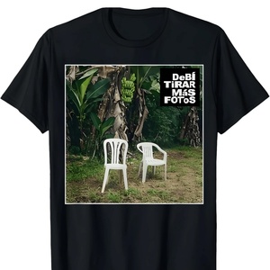 Camiseta Oversize Debi TiRAR Mas FOTOS con Gráfico de Silla Tropical, Cultura Cubana, Estilo Vintage Lavado y Hombros Caídos, Streetwear - Product Image 1