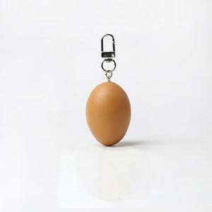 Uionen Creative Simulation Half Boiled Egg Keychain, Funny Egg Shape <b>Bag</b> Pendant Key Chain Fashion Jewelry <b>Bag</b> <b>Charm</b> Accessory - Product Image 6