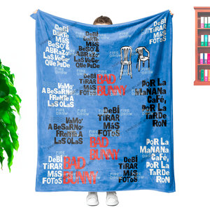 Nouvelle arrivée Album personnalisé <span class=keywords><strong>Bad</strong></span> Rabbit Boy Debi Tirar Mas Fotos DTMF couverture de fourrure couverture chaude pour canapé-lit canapé - Product Image 6