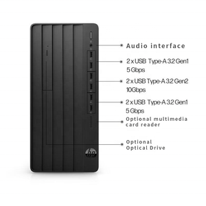 Ordinateur de bureau HPE Pro 280/288, processeur Core I3/i5/i7 12e génération, série commerciale, RAM DDR4 2933 MHz, SSD M.2 (personnalisé), ordinateur de bureau 280g9 Mt - Product Image 2