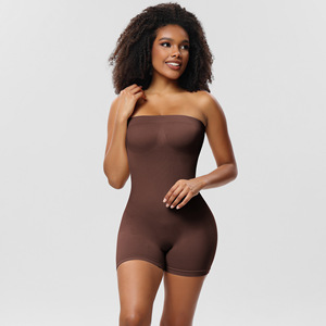Strapless Fajas Colombianas Removable Detachable Strap <strong>Butt</strong> <strong>Lift</strong> Women Body <strong>Shaper</strong> Slimming Seamless Colombian Shapewear - Product Image 1