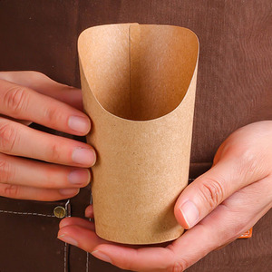 Cheap Wholesale Disposable Single Wall Craft <b>Paper</b> Environmentally Friendly Brown Waffle <b>Cupcake</b> Eggs Packaging Diagonal Cups - Product Image 3
