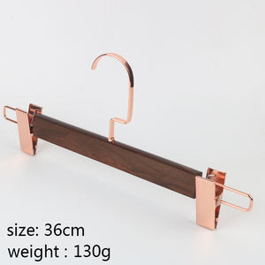 Offre Spéciale or <span class=keywords><strong>petit</strong></span> Clip accessoires pantalon <span class=keywords><strong>en</strong></span> <span class=keywords><strong>bois</strong></span> <span class=keywords><strong>cintre</strong></span> <span class=keywords><strong>en</strong></span> gros pantalon cintres - Product Image 2