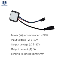 Interruptor Dimmer Ultrafino de 12V CC, Nuevo Diseño, Sensor Táctil Capacitivo, Adaptador de Interruptor Inductivo para Espejo de Baño