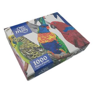 1000 шт. пазлов из картона с птицами по индивидуальному заказу - Product Image 2