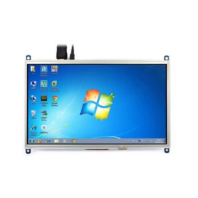 10.1 inch LCD Display Module Resistive Touch Screen 1024x600 Resolution Support RPI 3B 3B+ Raspberry Pi Zero Zero W WH