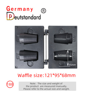 Elektrische Koffie <span class=keywords><strong>Cup</strong></span> Wafelijzer Custom Wafel Machine Met Ce - Product Image 6