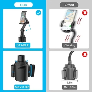 New Original 360 Adjustable Car Cup Mobile Phone <strong>Tablet</strong> Holder Expander for Car Cup Cell Phone <strong>Tablet</strong> Adapter Mount <strong>Stand</strong> - Product Image 5