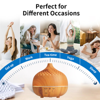 Diffuseur d'huiles essentielles ultrasonique à brume froide, grand format, pour la maison, la chambre, le bureau, le yoga, le spa