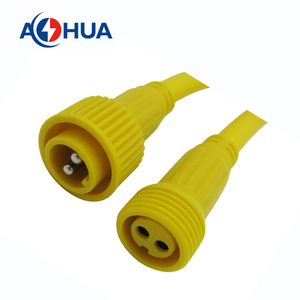 Conector impermeable de alta potencia <span class=keywords><strong>M23</strong></span> 2 ~ 5PIN conector redondo de plástico de PVC cable moldeado IP65 IP68 conector para iluminación exterior - Product Image 3