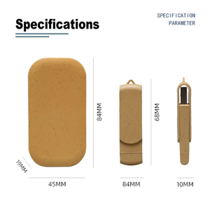 <span class=keywords><strong>Venta</strong></span> caliente Biodegradable 8GB 16GB 32GB Trigo Paja <span class=keywords><strong>Usb</strong></span> Flash Drive 3,0 <span class=keywords><strong>Venta</strong></span> al <span class=keywords><strong>por</strong></span> mayor Custom <span class=keywords><strong>Usb</strong></span> Flash Drives 2 en 1 con Tipo-c - Product Image 4