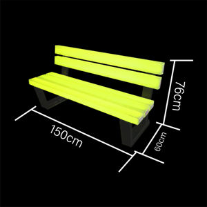 Juego de sillas de jardín con luz Led de alta calidad Muebles de exterior Parque Sillas De Comedor - Product Image 5