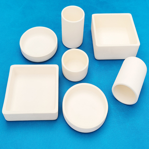 99% Alumine Céramique Bateau Creuset Rectangle Corindon pour Four de Frittage en 15ml 25ml 50ml 100ml Tailles - Product Image 2