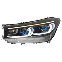 Pour BMW Série 7 G12 Phare LED 2016-2019, mise à niveau du phare avant BMW G12, nouveaux phares LED, ensemble de feux de jour DRL