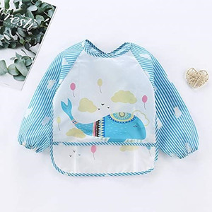 <span class=keywords><strong>Babero</strong></span> Reversible Impermeable de Poliéster con Diseño de Dibujos Animados para Bebés y Niños, Fabricado en Fábrica para Comer y Dibujar sin Necesidad de Lavado - Product Image 5