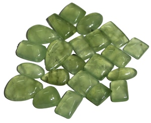 Prehnita Natural Lote al por mayor Prehnita Piedra preciosa Cabujón Diseñador Increíble Piedra preciosa Excelente calidad Listo para enviar Wow Piedra preciosa - Product Image 1