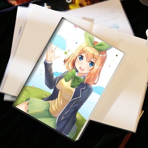 Cuaderno de Anime de 13*18CM con Estampado de <span class=keywords><strong>Ichika</strong></span> Nakano de The Quintessential Quintuplets, Diario Rayado para Escribir, Papelería para Fanáticos de la Escuela - Product Image 3