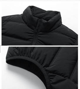 Ropa de abrigo cortavientos de invierno, <span class=keywords><strong>Chaleco</strong></span> de plumón de alta calidad para hombres y mujeres, <span class=keywords><strong>chaleco</strong></span> <span class=keywords><strong>acolchado</strong></span> ligero y cálido sin mangas para Unisex - Product Image 4