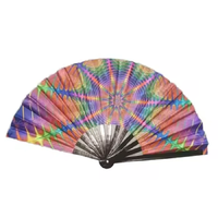 Vente en gros Personnalisé Main Clap Rave Grand Logo En Bois Bambou Danse Clacker Mariage Clack Éventails Pliants Sublimation Musique Classique