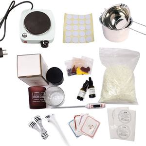<span class=keywords><strong>Kit</strong></span> de fabrication de bougies <span class=keywords><strong>DIY</strong></span> de marque privée en gros ensemble facile de fabrication de bougies en cire de soja parfumée faites à la main - Product Image 2