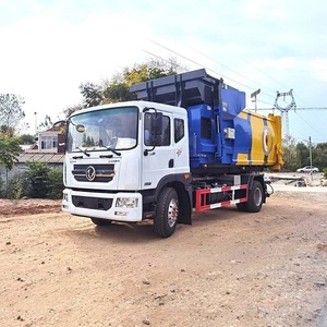 รถบรรทุกขยะแบบ Skip Loader ยี่ห้อ Dongfeng 4X2 พวงมาลัยซ้าย/ขวา จากผู้ผลิตโดยตรง สำหรับการขนย้ายขยะในเมืองและการทำความสะอาดเมือง - Product Image 2