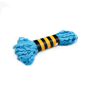 Zigzag <span class=keywords><strong>Zig</strong></span> <span class=keywords><strong>Zag</strong></span> Ribbon tùy chỉnh 5mm đầy màu sắc zigzag ren Ribbon - Product Image 3